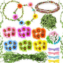 Syhood Daisy Crowns Making Kit, 109 Pieces Parts, Make Your Own Flower Crown Wreath Headbands and Bracelets Craft Kit Hair Accessories Handmade DIY Floral Garland Presents for Girls by TinyTreasures Baby Boutique