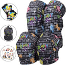 Soft-Style Kids Knee and Elbow Pads with Bike Gloves, Flexible Impact-Resistant Gear for Ages 2-11, Designed for Balance Bikes, Roller-Skating, and Skateboarding by TinyTreasures Baby Boutique