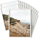 Haus and Hues 18x24 White Oak Wood Picture Frames Set of 25 - Premium Bulk Picture Frames 18x24 Bundle - Elegant Gallery Wall Frame Set for Posters, Art Display - Ideal for Wall Decor in Home & Office by CozyNest Decor