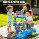 CozyBomB™ Water Table for Toddlers 3-5 | Outdoor Toys Water Play Table, Magnetic Fishing Toy Game, Summer Splash Pond Showers Sand Activity, Sensory Party Birthday Gift Kids Ages 4-8 9-12 (5-Tiers) by TinyTreasures Baby Boutique