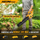 2-in-1 Cordless Leaf Blower and String Trimmer Combo Compatible with Dewalt 20V Battery, 500CFM/150MPH Electric Leaf Blower, 12-Inch Cordless Weed Wacker/Weed Eater/Grass Trimmer (Bare Tool) by GreenHaven Gardens