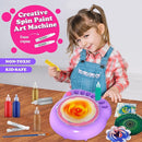 Arts and Crafts for Kids Ages 4-8,Paint Spin Art Machine Kit,Art Craft Set for 6-9 Year Old,Cool Painting Spinner Toys Kits Set,Art Supplies Birthday Gifts for Boy Girl Ages 6 7 8 9 10 11 12 Purple by TinyTreasures Baby Boutique