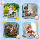 Portable Instant Camera for Kids Print Photos Travel Digital 1080P Video Camera for Toddlers 3 4 5 6 7 8 Year Old Boy Holiday Christmas Birthday Gifts (Blue) by TinyTreasures Baby Boutique