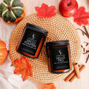 Fall Candles Set, 4 Pack Candles for Home Scented Natural Soy Wax, Autumn Gifts Set for Women Men, Fall Fragrance of Spice/Vanilla Cupcake/Apple Wreath/Hello Fall by CozyNest Decor