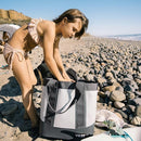Veer Tote | All-Purpose Beach, Trail and Sideline Tote Bag with Internal Water-Resistant Compartment | Durable, Waterproof, 100 lbs. Capacity by TinyTreasures Baby Boutique