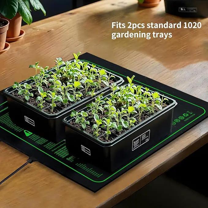 20"x 20" Seedling Heat Mat with Digital Thermostat Combo Set,ETL Certified and Durable Waterproof Warm Hydroponic Heat Mat for Germination,Indoor Gardening,Brewing and Greenhouses, photo 5 of 9