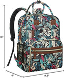 Diaper Bag Backpack Tote for Women Large Capacity, Baby Bag with Insulated Pockets Multifunctional Diaper Bags For Baby Girl Boy Waterproof Baby Bags For Boys Girls Mama Maternity Bag Colorful Leaves by TinyTreasures Baby Boutique