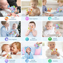 BLOOBLOOMAX Sock rattles for Babies 0-24 Months Baby Animal Foot Finder Educational Toys by TinyTreasures Baby Boutique