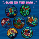 klmars Mermaid Themed Wooden Painting Kit-Glow in The Dark-Arts & Crafts Gifts for Kids Girls Ages 6-12-Wood Slice Craft Activities Kits -Mermaid Art Toys for Kids Christmas Gifts by TinyTreasures Baby Boutique