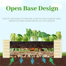 8x4x2 ft Outdoor Raised Garden Bed, Large Metal Planter Raised Beds, Planters for Outdoor Plants for Vegetables, Flowers, Herbs, Fruits, and Succulents.(2 Pcs,Yellow) by CozyNest Decor