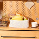 Small Storage Baskets for Organizing | Closet Organizer Bins | Shelf Toy Basket | Woven Rope Baskets | Cube Decorative Box | Shallow Basket | 11.5x7.5x4.7” | 4 Packs Rainbow by GreenHaven Gardens