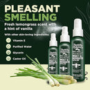 Deet-free Insect & Mosquito Repellent Travel Pack (2, 4, 8oz) – Nice Smelling Insect Repellent with Lemongrass Oil Safe for Pets and Kids – Bug Spray for Mosquitoes, Gnats, Black Flies, and No-see-ums by TinyTreasures Baby Boutique