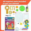 Butterfly EduFields STEM Kit 10-in-1 Science Experiments & Projects for Kids Ages 5-12 | Engineering Building Toy, Electronic Motor Robot Craft for Boys & Girls, Outdoor Summer Gift by TinyTreasures Baby Boutique