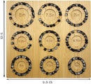 Petoysoso Bead Boards for Jewelry Making, Bamboo Beading Board for Jewelry Bracelet Making, Bracelet Bead Board for Bracelet, Jewelry Making Supplies, Sizes 5" to 8" by TinyTreasures Baby Boutique