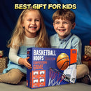 HopeRock Indoor Mini Basketball Hoop for Kids, Basketball Hoops Over The Door with LED Lighting, Mini Hoop with Scoreboard & 3 Balls, Basketball Toys Gifts for 5 6 7 8 9 10 11 12 Year Old Boys Girls by TinyTreasures Baby Boutique