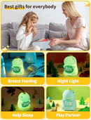 MASHI Kids Alarm Clock, Toddler Sleep Training Clock with Sun & Moon, Sleep Sound Machine, Night Lights, Ok to Wake Dinosaur Clock, Gift Ideas for Kids Child by TinyTreasures Baby Boutique
