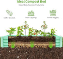 Land Guard 6×3×1ft Galvanized Metal Raised Garden Bed, Metal Planter Kit Box Outdoor for Deep-Rooted Vegetables, Flowers, Green and Herbs (Lime Green)… by CozyNest Decor