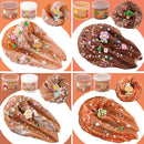 LAWOHO 6 Packs Brown Slime Kit - Cloud, Butter & Clear Slimes with Garden Add-ins, Crunchy Slime for Kids Party Favors for Girls and Boys, 360ml Slime Kits Birthday Halloween Christmas Easter Gifts by TinyTreasures Baby Boutique