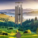 Wind-Chimes-Outdoor-Deep-Tone, Large Soothing Melodic Tones Windchimes, Wind Chimes for Outside, Memorial Wind Chime Best Gift for Mom Women Grandma Neighbors(32" Brown Coated Aluminum) by CozyNest Decor