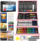 iBayam Gifts for Kids Teens Girls Women, 195-Pack Arts and Crafts Supplies for Adults Kids, Art Kits Paint Set for Acrylic Oil Watercolor Canvas Ceramic Rock Eggs Egg Tempera, Easter Basket Stuffers by TinyTreasures Baby Boutique