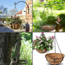 Hanging Basket Chain 23 Inch 3 Hanging Chain Plant Pot Replacement Hook Plant Hook for Flower Pots, Bird Feeders & Lanterns, 3 Pack (23” Black) by GreenHaven Gardens