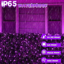 EEW 2 Pack 200 LED Solar Halloween Lights Outdoor Waterproof, Solar String Lights for Outside, Solar Powered Tree Light with 8 Lighting Modes for Xmas Party Garden Yard Halloween Decorations (Purple) by GreenHaven Gardens