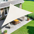 Amagenix Sun Shade Sail 19X19X19 Curved Edge Outdoor Shade Canopy Cream Breathable 95% UV Block Shade Cloth for Patio Garden Backyard (We Make Custom Size) by GreenHaven Gardens
