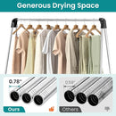 APEXCHASER Foldable Clothes Drying Rack, 55'' Collapsible Laundry Clothes Airer Width Heavy Duty Hanger for Sweaters Baby Clothes Towels Portable Indoor Outdoor for Home Travel by TinyTreasures Baby Boutique