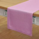 Solino Home Linen Violet Table Runner 108 Inches Long - 100% Pure Linen 14 x 108 Inch Table Runner for Dining, Halloween - Fete by CozyNest Decor
