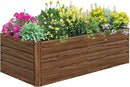 SnugNiture Galvanized Raised Garden Bed 6x3x2FT Outdoor Large Metal Planter Box Steel Kit for Planting Vegetables, Flowers by GreenHaven Gardens