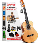 Pyle 6-String Classic Guitar-3/4 Size Scale Guitar with Digital Tuner & Accessory Kit (36’’ -inch), Right, 2 Ash, Gloss, (PGACLS82.X9) by TinyTreasures Baby Boutique