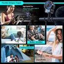 2 Pack Multifunctional Portable Stroller Fan 4 Speed 6600rpm High Speed Usb Rechargeable Personal Mini Handheld Fan Extended Tripod For Desktop Winding Kids Bed Treadmill Bike Golf Cart Outdoor Travel by TinyTreasures Baby Boutique