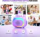 SUDOTACK Mini Karaoke Machine for Kids, Portable Bluetooth Karaoke Speaker with 2 Wilreless Microphones with LED Lights, Birthday Kids Toys Gifts for Girls 4, 5, 6, 7, 8, 9, 10 +Year Old-Purple(KM100) by TinyTreasures Baby Boutique