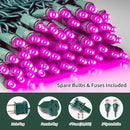 100 Count Pink - 21.6FT LED String Lights, Mini LED Lights for Indoor/Outdoor Home Holiday Party Wedding Independence Day Decoration by CozyNest Decor
