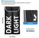 Hanging Laundry Hamper Bag XL 40x22", Space Saving over the Door Storage Bags, Behind the Door Hampers for Dirty Clothes & Wall Mounted Basket for Bathroom, Organizer for Small Room Spaces RV by CozyNest Decor