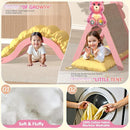 Pikler Triangle Set with Cushion 9 in 1, Climbing Toys for Toddlers 1-3, Montessori Indoor Baby Playground for Safe Motor Skills Development, Large Foldable Wooden Climbing Toys Set for Playroom by TinyTreasures Baby Boutique