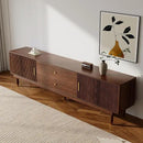 Mid Century Modern TV Stand for 75 inch TV, 78.7" Walnut TV Console with 2 Storage Cabinet & 2 Drawers, Entertainment Center, Media Console for Living Room/Bedroom by CozyNest Decor