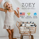Zoey Naturals Sweet Citrus Baby Wash & Shampoo, Made For Sensitive Skin, Tear-free, Paraben-Free, All Natural, Made in the USA by TinyTreasures Baby Boutique