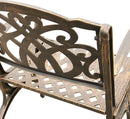 Oakland Living Ornate Traditional Outdoor Cast Aluminum Bronze Patio Dining Chair by GreenHaven Gardens