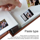 Magnetic Self-Stick Photo Album, Family Album, Leather Cover, Hand Made DIY Albums Holds 3x5, 4x6, 5x7, 6x8,8x10 Photos (Brown, Large) by TinyTreasures Baby Boutique