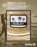 Hurley Women's Straw Hats - Real Straw Hat Medium Brim and Adjustable Chin Strap by GreenHaven Gardens