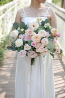 Artificial Flowers Combo for DIY Centerpieces Arrangements Wedding Bouquets Centerpieces Arrangements Party Baby Shower Home Decorations (Nude Champagne) by GreenHaven Gardens