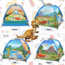 Kids Play Tents,the World of Dinosaurs Tents for Kids Indoor/Outdoor fun, Dinosaurs Dome Playhouse for Boys & Girls,Durable and Breathable Premium Material, Perfect Kid’s Gift- 47" x 47" x 43" by TinyTreasures Baby Boutique