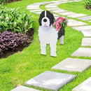Newfoundland Dog Planter Plant Pots,Cute Garden Dog Flower Planter,Dog Planters Birthday Gifts for Women,Office,Indoor/Outdoor Decor（9.45 * 6.77 * 13.99in） by GreenHaven Gardens