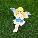 ONEST 8 Pieces Miniature Fairy Garden Accessories Small Fairy Figurines Hand Painted Fairy Figures Girl Fly Wing Figurines for Car Decor Fairy Garden Flower Pot Birthday Cake Topper by GreenHaven Gardens