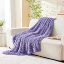 GONAAP Fuzzy Faux Fur Throw Blanket Lavender Super Soft Cozy Plush Fuzzy Shaggy Blanket for Couch Sofa Bed (Lavender, Throw(50"x60")) by CozyNest Decor