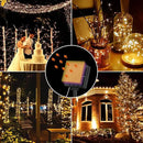 Outdoor Solar String Lights Waterproof 288Ft, 4-Pack Each 72FT 200 LED Solar Powered Fairy Lights with 8 Lighting Modes, Copper Wire Lights for Patio, Garden, Party, Wedding (Warm White) by GreenHaven Gardens