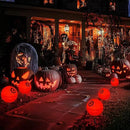 Upgraded 5 Pack Solar Halloween Garden Lights Outdoor Halloween Decorations, LED Waterproof Solar Globe Lights for Outside Yard Patio Pathway Party Halloween Decor, YS002-1 by GreenHaven Gardens