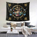 Bapcoku She Remembered Who She Was And The Game Changed Positive Quotes Tapestry Inspirational Gift Wall Decor for Bedroom,Uplifting Encouragement Gifts Butterfly Gifts for Women Teens Girls 60x50in by CozyNest Decor