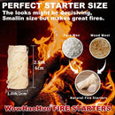 165Pcs Fire Starters for Fireplace, Campfire, BBQ, Grill Starter - All-Weather Firestarter - Charcoal Starter for Indoor and Outdoor by GreenHaven Gardens